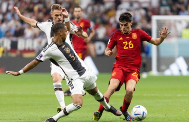 Сборная Германии спасла ничью с Испанией в топ-матче ЧМ-2022