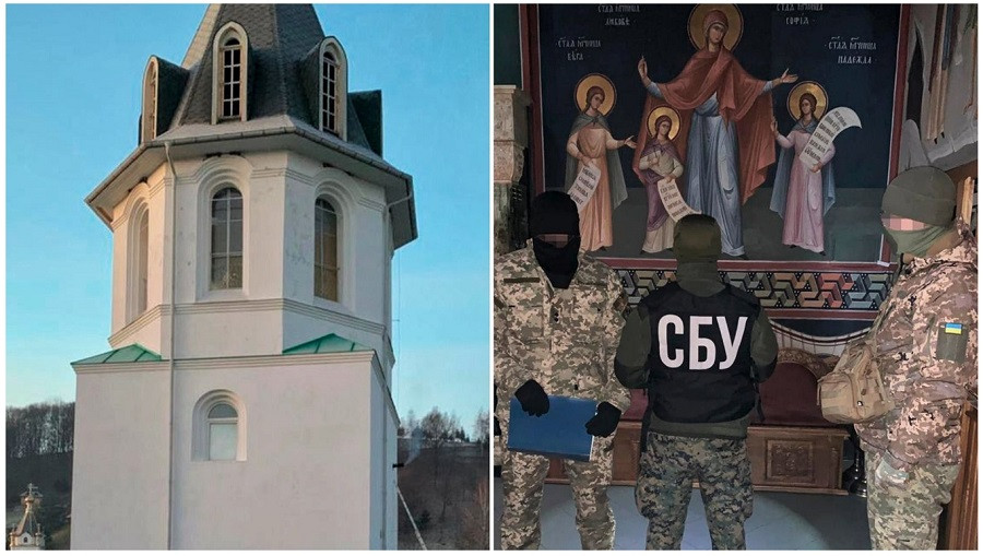 СБУ проводит обыски в монастыре Мукачевской епархии УПЦ МП, фото