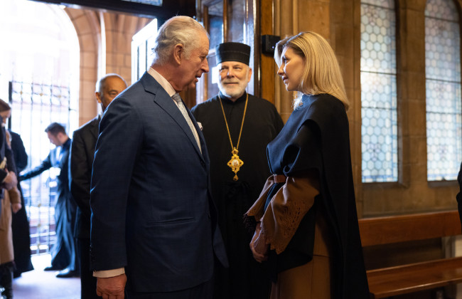 Первая леди Украины Елена Зеленская встретилась с королем Великобритании Чарльзом III, фото и видео