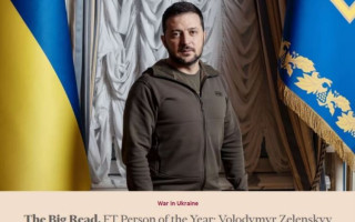 Володимир Зеленський став людиною року за версією Financial Times