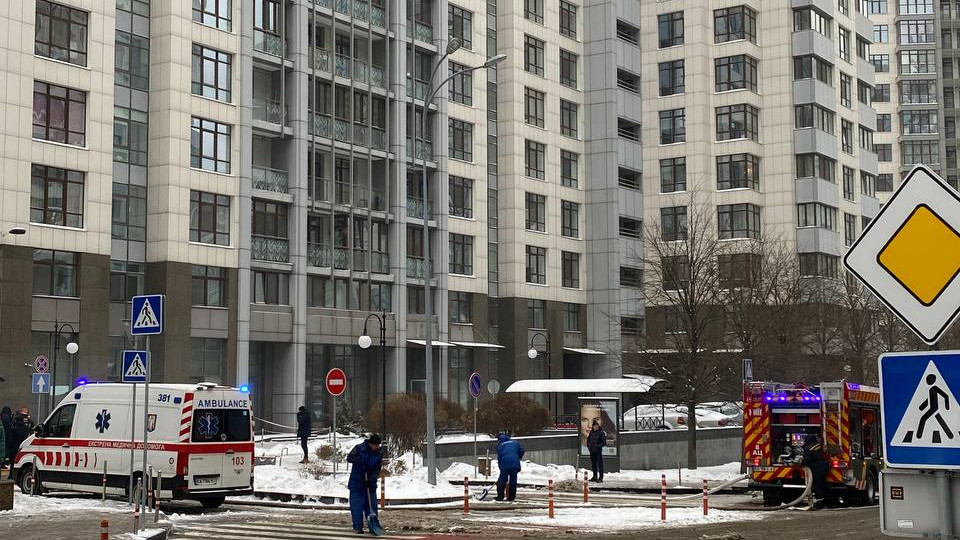 В Киеве в ЖК «Новопечерские Липки» произошел пожар