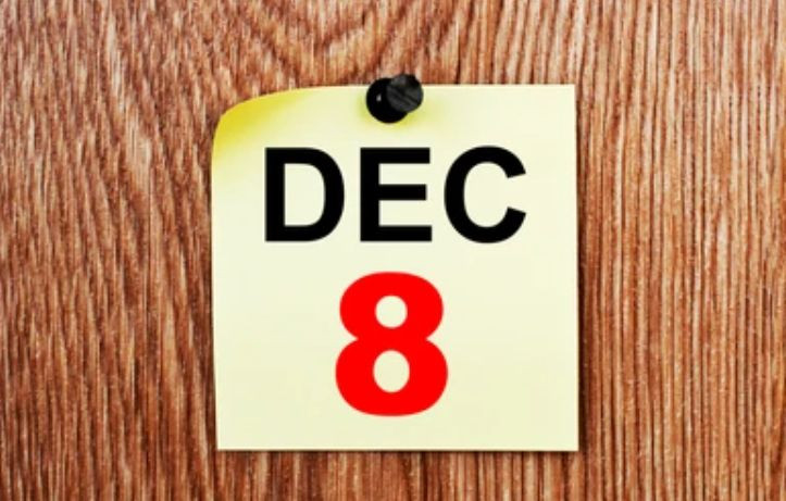 8 грудня: яке сьогодні свято та основні події