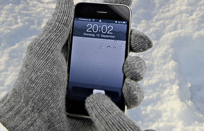 Как уберечь батарею телефона от сильных морозов