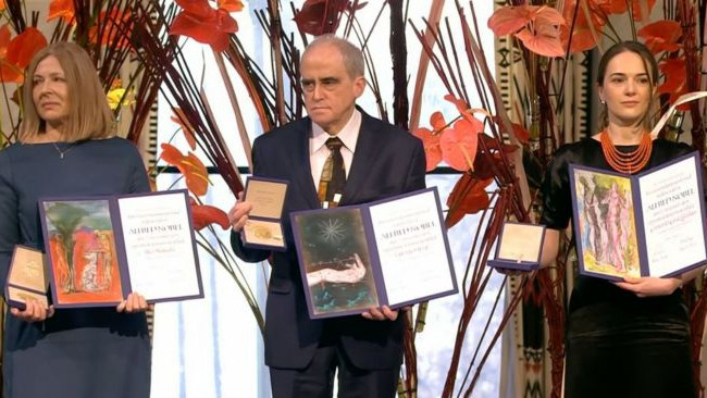 В Осло нагороджують лауреатів Нобелівської премії миру: трансляція