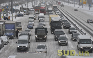Сніг у Києві посилиться: водіїв просять не виїжджати без потреби