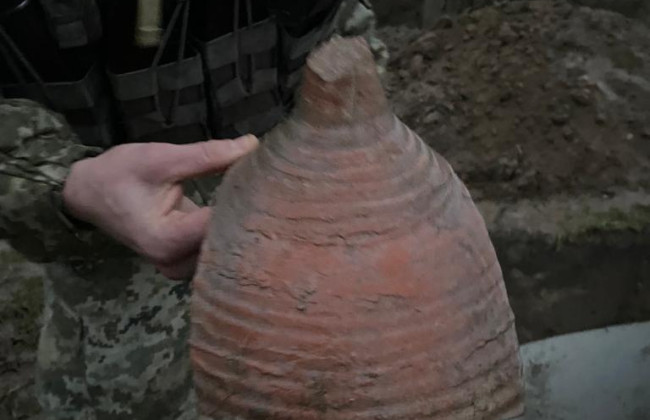 На Херсонщине военнослужащие обнаружили древнеримское поселение во время обустройства фортификационных сооружений, фото