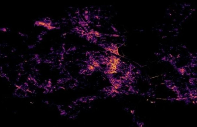 Опублікували фото Києва з космосу у січні та у листопаді 2022 року