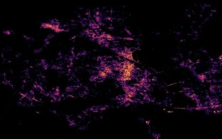 Опублікували фото Києва з космосу у січні та у листопаді 2022 року