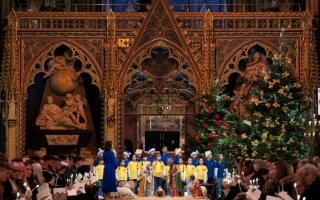 Детский хор из украинской школы спел на королевской коляде по приглашению принцессы Кэтрин Миддлтон, видео