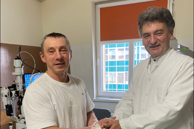 В Польше вернули зрение украинскому спортсмену, который не видел 30 лет