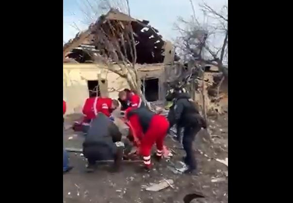 Ракетная атака на Киев: Офис Президента опубликовал видео из Протасового Яра, где разрушены дома