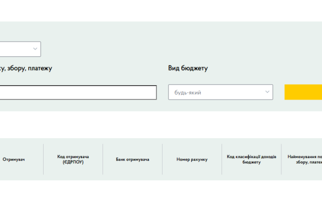 Казначейством розміщено нові реквізити рахунків для зарахування надходжень до бюджетів усіх рівнів у 2023 році