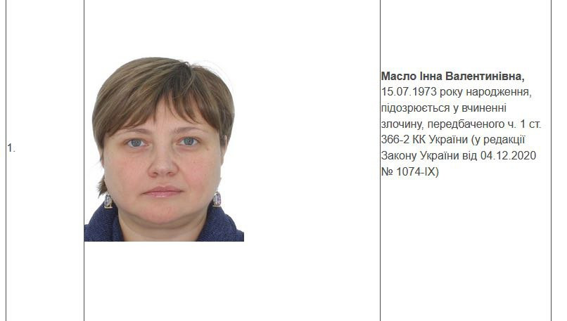 НАБУ розшукує суддю Вищого адмінсуду Інну Масло: вона не задекларувала майно, яке правоохоронці оцінили у 195 тисяч доларів