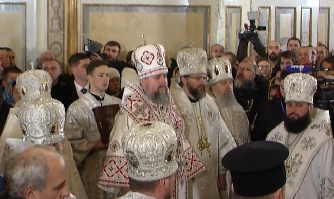 Епіфаній у Києво-Печерській Лаврі проводить Різдвяне богослужіння 2023, пряма трансляція