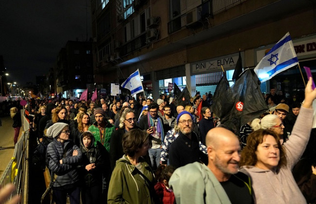 В Тель-Авиве прошла акция протеста против нового правительства, видео
