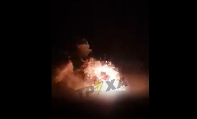 Росіяни вирішили «атакувати» склад феєрверків у Харкові, відео