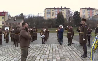 Володимир Зеленський прибув із візитом на Львівщину, фото