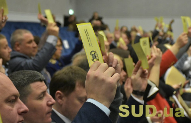 З’їзд суддів обрав голів лічильної та мандатної комісій