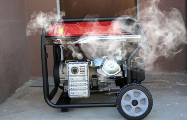 В Киеве семья установила генератор в квартире, а газ выпускает через отверстие в стене: видео