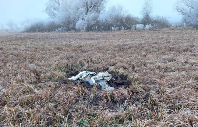 В Молдове обнаружили обломки ракеты после массированного российского обстрела Украины