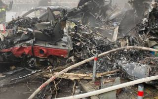 Голова Нацполіції повідомив, що внаслідок авіакатастрофи у Броварах загинуло керівництво МВС