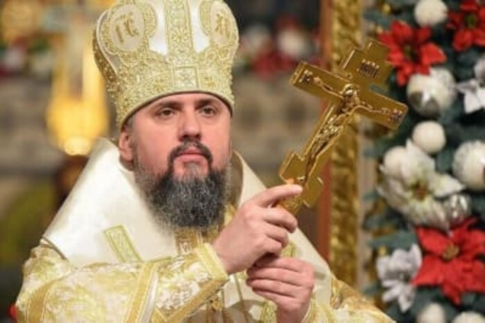 Эпифаний проводит богослужение в Киево-Печерской лавре по случаю Крещения, трансляция