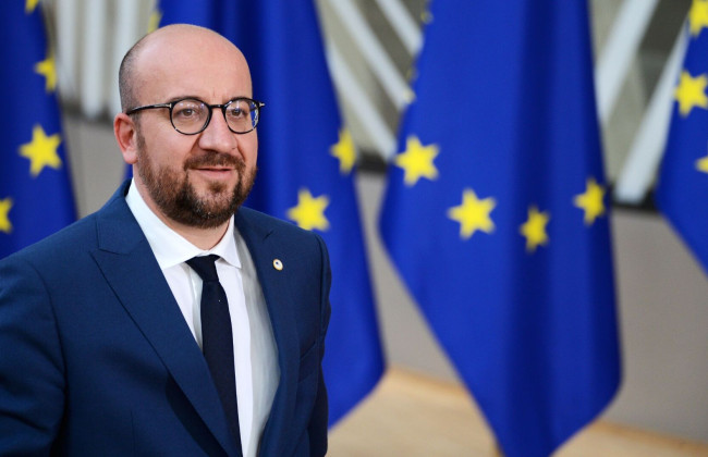 Голова Євроради Шарль Мішель прибув з візитом до Києва, фото