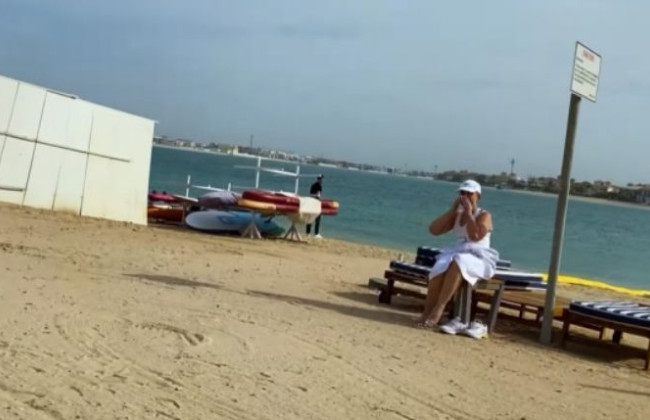 Лидера «Батькивщины» Юлию Тимошенко заметили на пляже в Дубае, видео