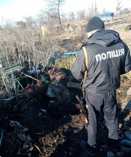 Під Ізюмом ексгумували тіло жінки, яка загинула від ворожого авіаудару