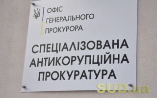 Верховній Раді пропонують встановити оклад керівнику САП у сумі 201 тисяча грн