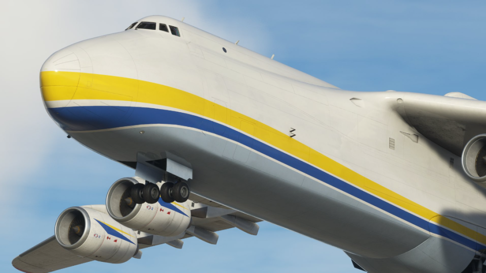 Украинский самолет «Мрия» добавят в игру Microsoft Flight Simulator, видео