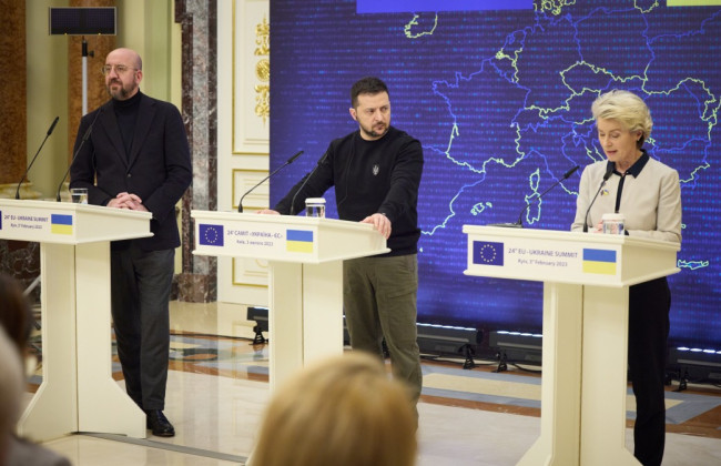 Обсудили безопасность и поддержку Украины и дальнейшую интеграцию в ЕС, — Зеленский подвел итоги саммита «Украина – ЕС»