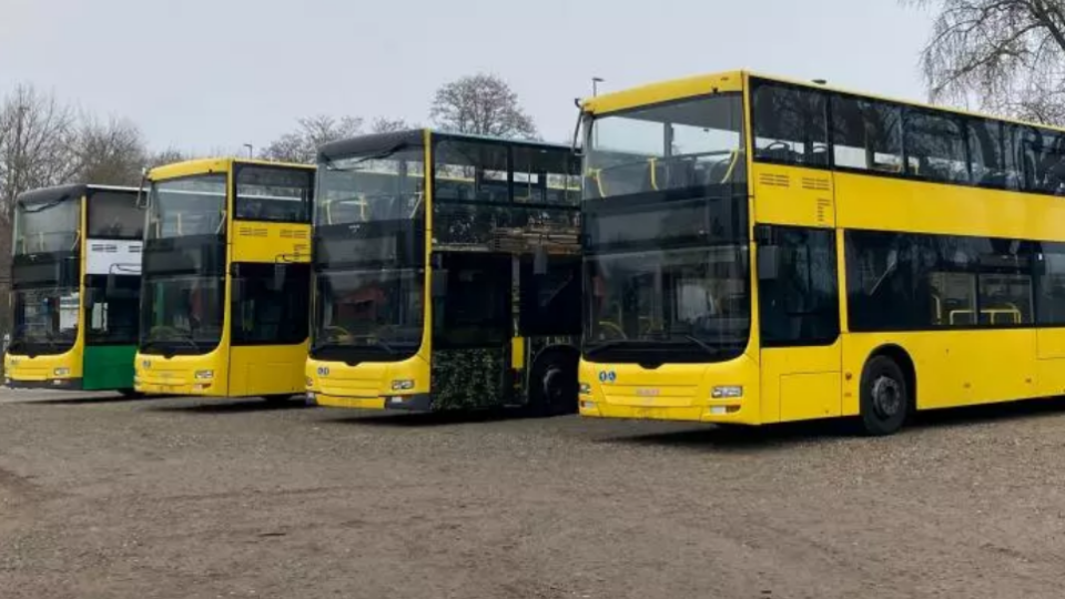 У Києві шукають маршрути для двоповерхових автобусів, які подарував Берлін