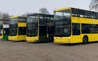 У Києві шукають маршрути для двоповерхових автобусів, які подарував Берлін