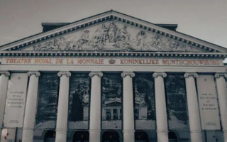 Зображення Маріупольського драмтеатру – на фасаді головного оперного театру в Бельгії, фото