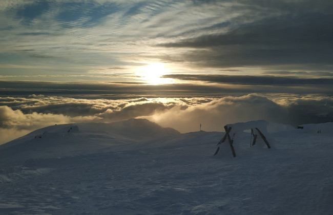 В Карпатах ударил мороз -22 градуса: атмосферное фото