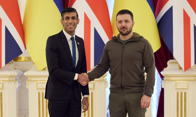 Зеленський 8 лютого відвідає Британію та зустрінеться з прем'єр-міністром Ріші Сунаком, — ЗМІ