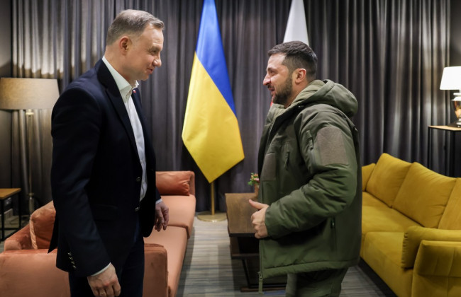 Владимир Зеленский встретился с Анджеем Дудой в польском Жешуве: о чем говорили, фото