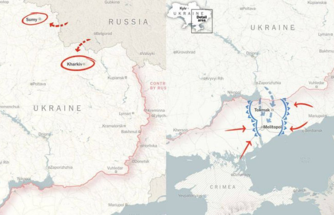рф може відкрити новий фронт для відволікання ЗСУ від Донбасу — ЗМІ