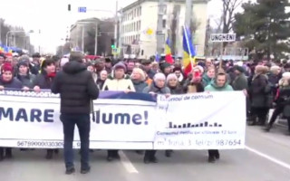 У Молдові відбувся антиурядовий протест проросійської партії, відео