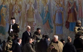 Джо Байден у Києві: з’явилися перші фото та відео