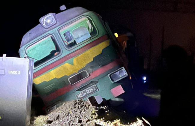 На Волыни сошел с рельсов поезд «Киев—Варшава», фото