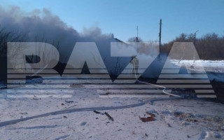 У Бєлгородській області впав російський Су-25: фото