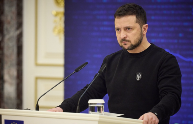 Зеленский проводит пресс-конференцию в годовщину полномасштабной войны: онлайн-трансляция