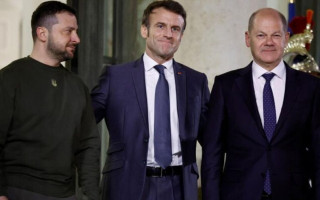 Макрон і Шольц у Парижі закликали Зеленського почати переговори із рф — ЗМІ