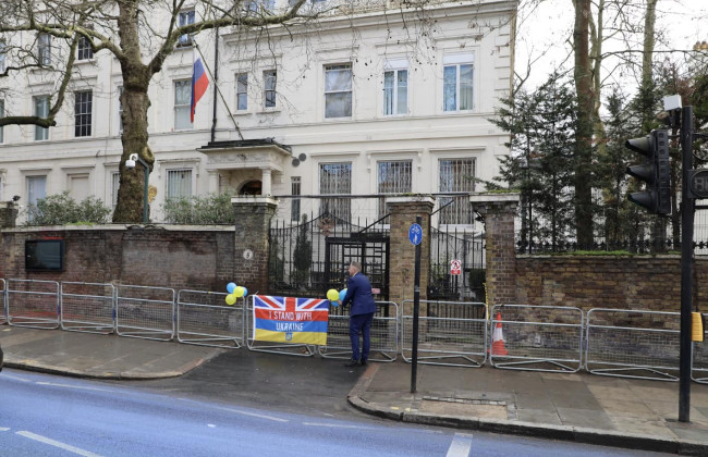 В Лондоні з’явилася вулиця на честь України: це нова адреса для кореспонденції посольства рф
