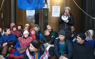 Екоактивісти заблокували Міненерго Норвегії: Грета Тунберг бореться за права саамських оленярів