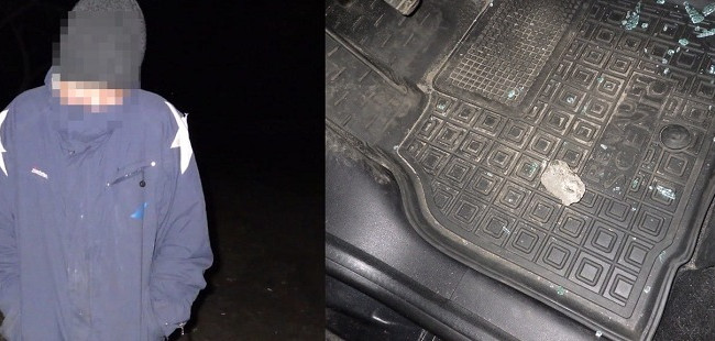 Разбил стекло авто, украл видеорегистратор, но не смог далеко убежать: в Киеве задержали вора