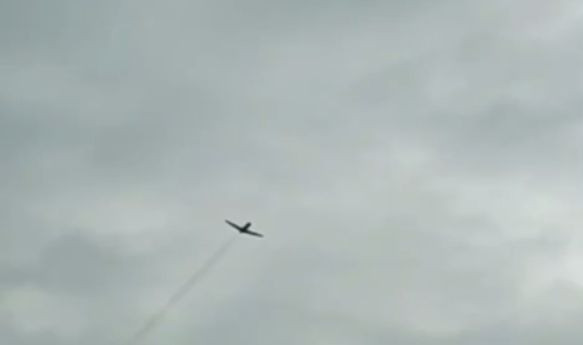 В рф опубликовали видео полета беспилотника в сторону Санкт-Петербурга