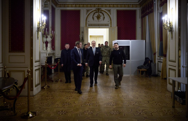 Зеленский и Левитс подписали декларацию, подтверждающую поддержку со стороны Латвии полноправной европейской и евроатлантической интеграции Украины